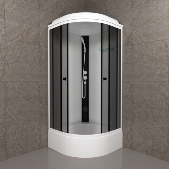 Душевая кабина Грэй-Вайт 90*90 В сред.поддон. #WF_CITY_VIN# картинка
