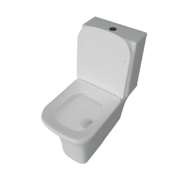 Унитаз компакт VT50304H Lukka Pro напольный безободковый + сиденье микролифт (Vinchi) #WF_CITY_VIN# картинка