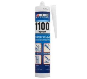 Герметик силикон черный 1100 280мл SS-1100-BL Abro Masters #WF_CITY_VIN# картинка