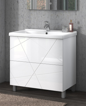 Тумба GEOMETRY 2-700 БЕЗ РАКОВИНЫ Фостер 70 (VIGO) #WF_CITY_VIN# картинка