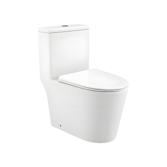 Монолит EG407T безободковый круг.смыв, сиденье тонкое ДП #WF_CITY_VIN# картинка