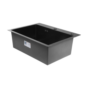 Мойка GERHANS RK36045B графит + сифон #WF_CITY_VIN# картинка