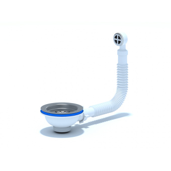 Выпуск 3 1/2 с переливом (N320S) для гранит.мойки (10) #WF_CITY_VIN# картинка