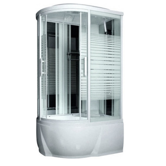 SIRIUS L  душевая кабина ГМ (горизонт.полосы) 1200*850 #WF_CITY_VIN# картинка