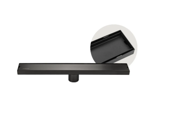 Трап вертикальный,линейный 500*70 нерж.сталь, черный 40045 #WF_CITY_VIN# картинка