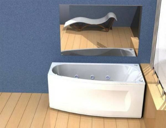 ПАНДОРА 160 ванна акрил., правая (пустая) с фр.экр. AQUATEK #WF_CITY_VIN# картинка