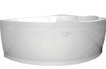 АЛАРИ ванна  г/м 168*120 ЛЕВАЯ + каркас+слив-перелив+экран #WF_CITY_VIN# картинка