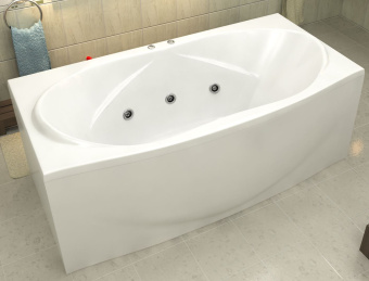 ФИЕСТА ванна акрил. 194*100 ГМ+ каркас #WF_CITY_VIN# картинка