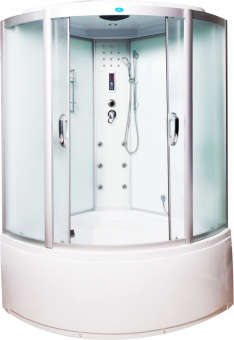 ВМ-8850 Душевая кабина 130*130*220 гл.п. (задняя стенка бел., перед.стекла мат.) #WF_CITY_VIN# картинка