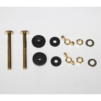 Болты крепления бачка к унитазу оцинковка М8 с гайкой "барашек" (2 шт) #WF_CITY_VIN# картинка