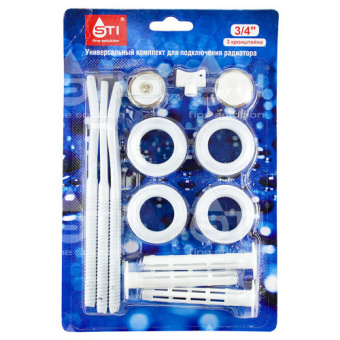 Комплект д/радиатора 3/4" с кронштейнами #WF_CITY_VIN# картинка