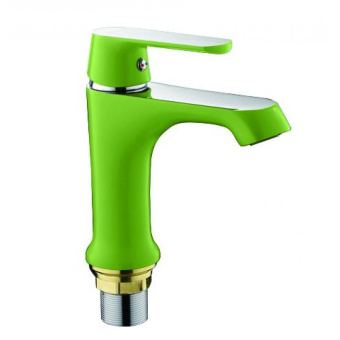 Смеситель F1033 д/раковины зелен. FRAP #WF_CITY_VIN# картинка