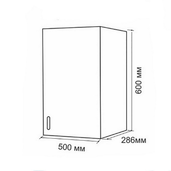 Шкаф для посуды 50 с сушкой ясень шимо светлый(ЛДСП) #WF_CITY_VIN# картинка
