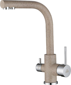 Смеситель FLORENTINA Альфа черный #WF_CITY_VIN# картинка