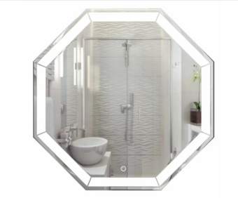 Зеркало MIXLINE "Ренато" 800*800 сенсор, с гравировкой #WF_CITY_VIN# картинка