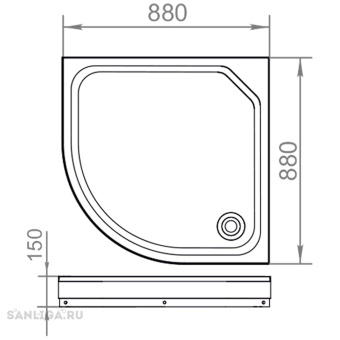 Поддон высокий, пустой 99 Delight/Elegance #WF_CITY_VIN# картинка