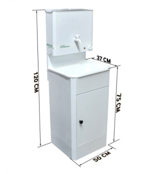 ВЕСНА раковина с ЭВН и тумбой (ПЛАСТМАССОВАЯ МОЙКА) #WF_CITY_VIN# картинка