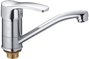 Смеситель F4570-2 для раковины/кухни с гайкой d40 #WF_CITY_VIN# картинка