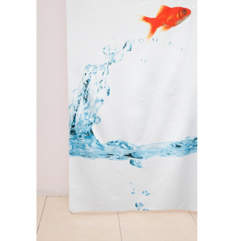 Занавеска Delphinium WS-817 (рыбка) 180х180 104160 #WF_CITY_VIN# картинка