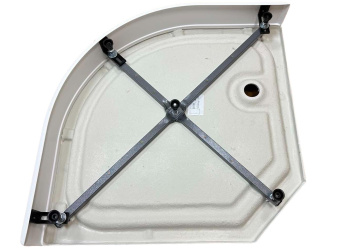 ERLIT ER3510P-C3-RUS душевая кабина 100*100*215 н.п./белые стенки/матовое стекло #WF_CITY_VIN# картинка