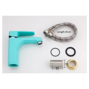 Смеситель д/раковины R10303-2 бирюз. #WF_CITY_VIN# картинка