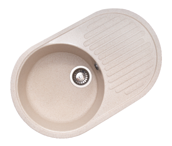 Кухонная мойка GranAlliance G-30, бежевый 717х455х190 мм (ДхШхВ) #WF_CITY_VIN# картинка