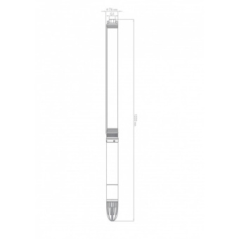 Насос скважинный ВОДОМЕТ 3ДК 45/85 (кабель 50м) (5605) #WF_CITY_VIN# картинка