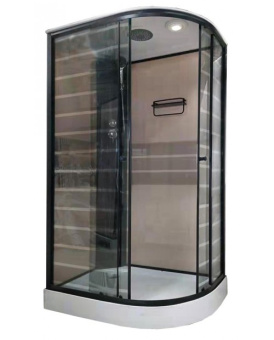 Душевая кабина ДАНА-55 L 120*80*215 (БЕЖ полосы) н.п. #WF_CITY_VIN# картинка