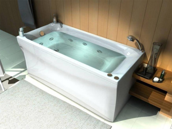 Акриловая ванна АЛЬФА 150 + фронтальный экран Акватек #WF_CITY_VIN# картинка