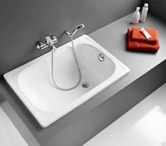 Ванна стальная "НОВОСТРОЙ" 100*70/105*65 с ножками (ВИЗ) #WF_CITY_VIN# картинка