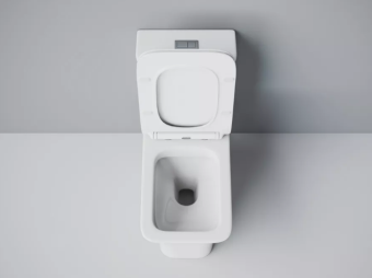 Монолит SM9615 безободковый, сиденье тонкое ДП (с гофрой и подводкой) #WF_CITY_VIN# картинка