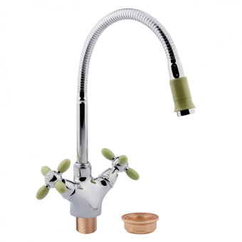 Смеситель Р5860-11 д/кухни зеленый #WF_CITY_VIN# картинка