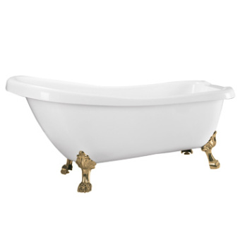 РЕТРО 9009 ванна акрил. (1850*800*800) + ножки золото #WF_CITY_VIN# картинка