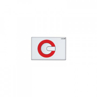 CREAVIT Кнопка д/инсталяции POVER бело-красная GP5001.01 #WF_CITY_VIN# картинка