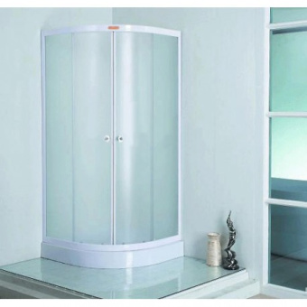 Душевое ограждение с поддоном 9402А 80*80*195 низ.п. (матов) #WF_CITY_VIN# картинка