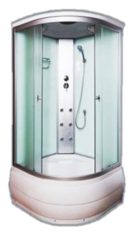 ВМ-889 Душевая кабина 100*100*215 гл.п. (белая, мат) #WF_CITY_VIN# картинка