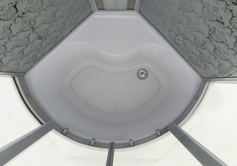 NG 7710W (Ниагара) душевая кабина 100*100*215 гл.п (стенки БЕЛЫЕ) #WF_CITY_VIN# картинка