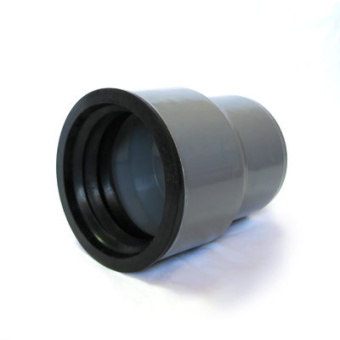 Патрубок переходной 110 на 124 с манж. внутр.(Серая) #WF_CITY_VIN# картинка