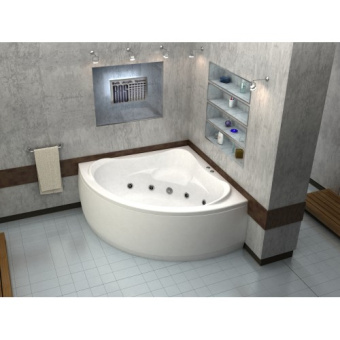 Акриловая ванна Хатива 143*143 с каркасом #WF_CITY_VIN# картинка