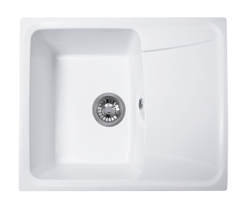 Кухонная мойка GranAlliance G-22, молочный 580х470х195 мм (ДхШхВ) #WF_CITY_VIN# картинка