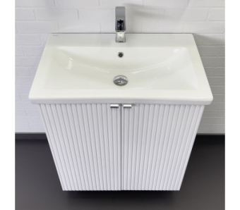 Тумба "ЛИМА-70" COMFORTY белый матов. с раковиной COMO 70 #WF_CITY_VIN# картинка