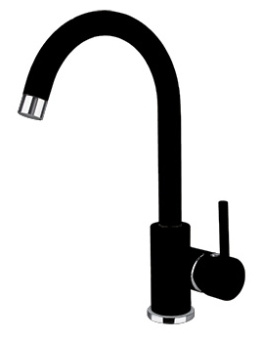 Смеситель FLORENTINA Альфа черный #WF_CITY_VIN# картинка