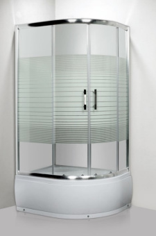 LANG Душевое ограждение L013 + поддон #WF_CITY_VIN# картинка