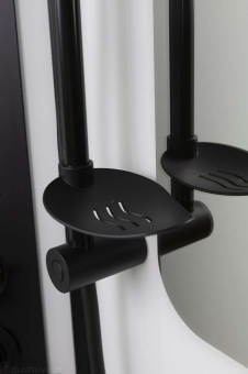 NG 6901-01G BLACK  (Ниагара) душевая кабина 90*90*210 н.п (тонированное) #WF_CITY_VIN# картинка