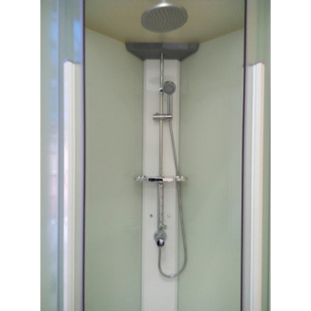 ГИДРУС 3 душевая кабина 90*90 квадрат/полукруг ЛЁН Белая #WF_CITY_VIN# картинка