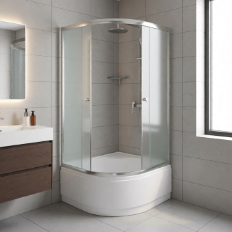 Душевое ограждение ALT-8020T 90*90*194 в.п. (2места) #WF_CITY_VIN# картинка