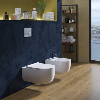 Биде BERGES подвесное EGO, керамика 082017 #WF_CITY_VIN# картинка