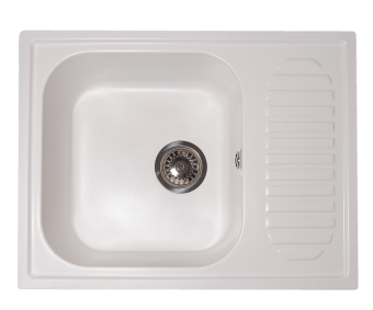 Кухонная мойка GranAlliance G-23, молочный 645х495х200 мм (ДхШхВ) #WF_CITY_VIN# картинка