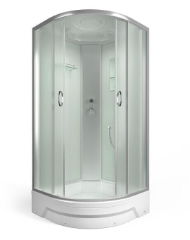 ERLIT ER350926-C3-RUS душевая кабина 90*90*226 СП (Стенка белая, дверцы матовые) #WF_CITY_VIN# картинка