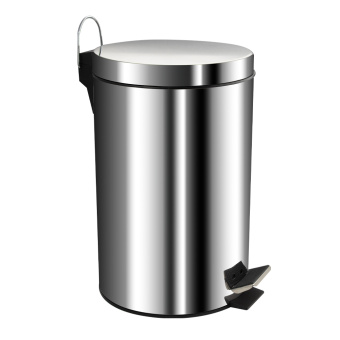 Ведро 112 круглое из нерж. стали, с педалью, 12л #WF_CITY_VIN# картинка